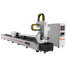 High Configuration Metal Tube CNC Fiber Laser Cutting Machine Price For Sale